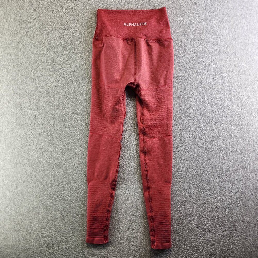 Alphalete Leggings Womens S Pink Aero Seamless Compression Shaping Lifting Train